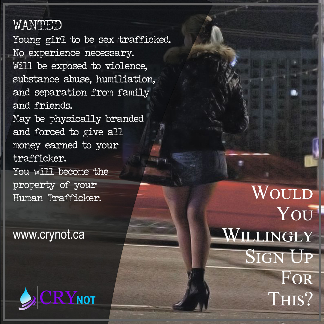 Wanted Ad for Victims of Sex Trafficking